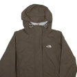 THE NORTH FACE Womens Jacket Grey Nylon Hooded S Online Sale