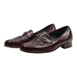 BALLY Loafer Shoes Maroon Leather Womens UK 7.5 Discount