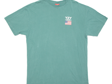 Yzy 2020 Mens T-Shirt Green L on Sale