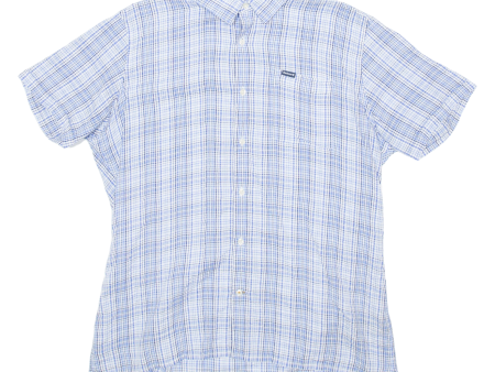 BARBOUR Mens Shirt Blue Check M Online Hot Sale