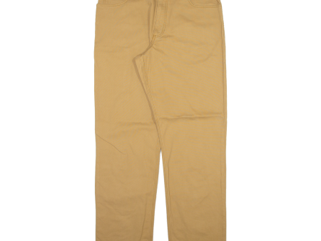 CARHARTT Mens Trousers Beige Relaxed Straight W36 L34 Online