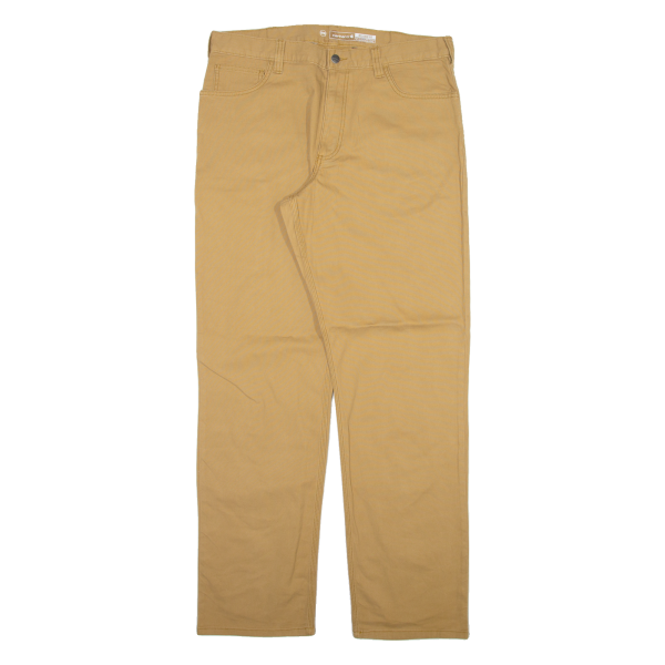 CARHARTT Mens Trousers Beige Relaxed Straight W36 L34 Online