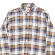 WRANGLER Mens Shirt Brown Check Long Sleeve M Cheap