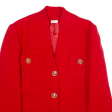 ROMA Womens Blazer Coat Red S Fashion