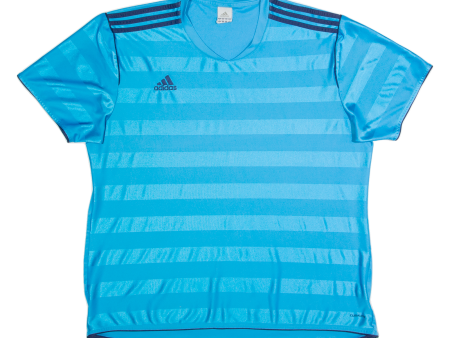 ADIDAS Mens Jersey Blue 3XL on Sale