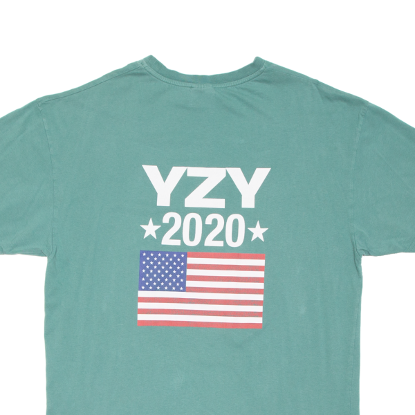 Yzy 2020 Mens T-Shirt Green L on Sale