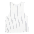 ADIDAS Striped Womens Vest White Sleeveless UK 8 Online Sale