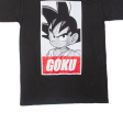 ANICOMICS Goku Mens T-Shirt Black M on Sale