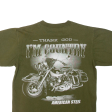 X-RAY Motorbike Boys Biker T-Shirt Green USA M Sale