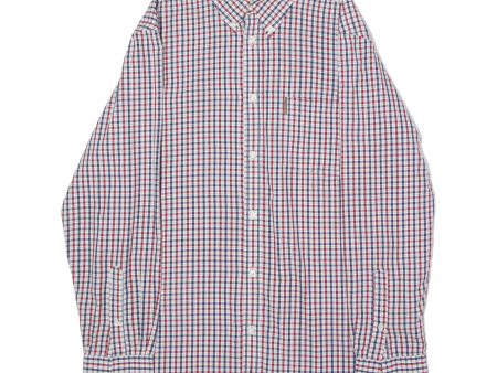 BEN SHERMAN Mens Shirt Red Check Long Sleeve M Online