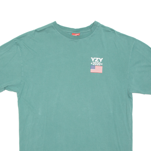 Yzy 2020 Mens T-Shirt Green L on Sale