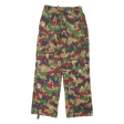 Camo Mens Trousers Green Regular Straight W28 L30 Online Hot Sale