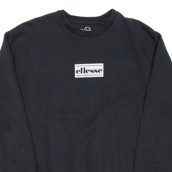 ELLESSE Mens Sweatshirt Black XL Fashion