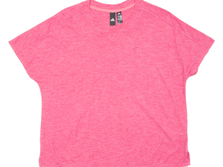 ADIDAS Womens T-Shirt Pink M Online Sale