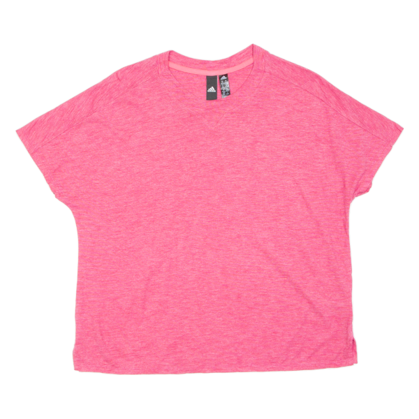 ADIDAS Womens T-Shirt Pink M Online Sale