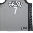 AIR JORDAN Brooklyn Nets Mens Jersey Grey Sleeveless USA V-Neck XL on Sale