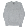 ALL SAINTS Lightweight Mens Sweatshirt Grey XL For Sale