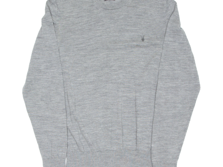 ALL SAINTS Lightweight Mens Sweatshirt Grey XL For Sale