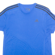 ADIDAS Womens T-Shirt Blue L Supply