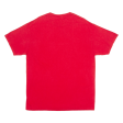 ALSTYLE Mens T-Shirt Red Crew Neck XL For Discount