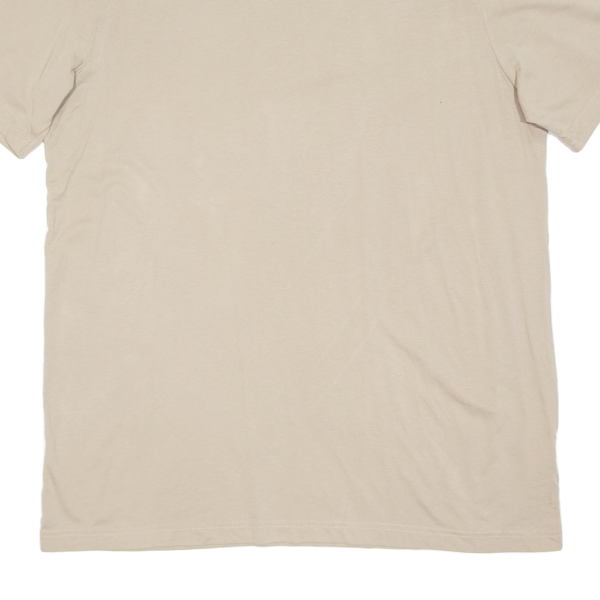 ADIDAS Mens T-Shirt Beige L For Sale