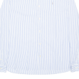 ALL SAINTS Mens Shirt White Striped Long Sleeve L For Discount