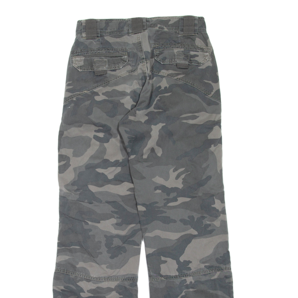 C-HOUSE Camo Mens Trousers Grey Regular Straight W28 L32 Sale