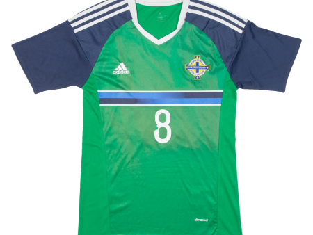 ADIDAS Northern Ireland Mens Football Shirt Jersey Green V-Neck M Fashion