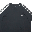 ADIDAS Mens T-Shirt Black 2XL Sale