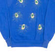 Peacock Feathers Womens Sweatshirt Blue M For Sale