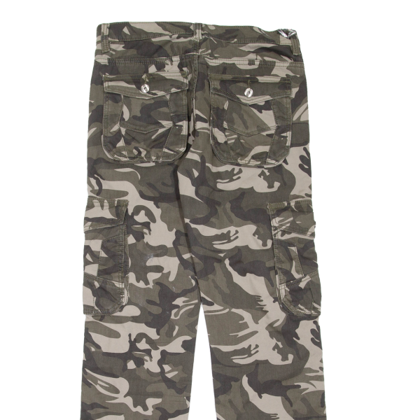 Camo Mens Trousers Grey Regular Straight W32 L32 Online Hot Sale