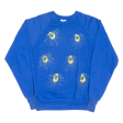 Peacock Feathers Womens Sweatshirt Blue M For Sale