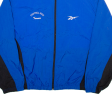 REEBOK Mens Track Jacket Blue Colourblock M For Sale