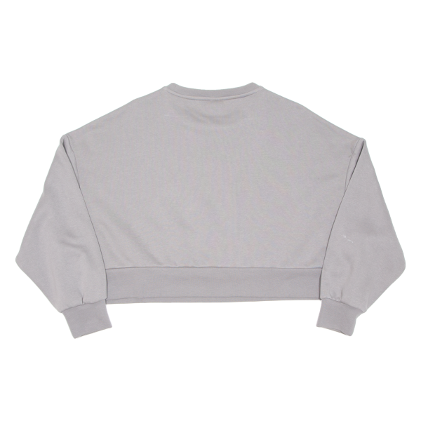 PUMA Cropped Womens Sweatshirt Grey S Sale