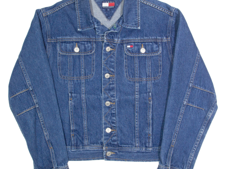 TOMMY HILFIGER Girls Denim Jacket Blue L Online Sale