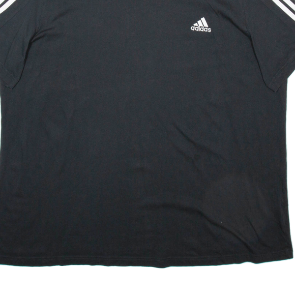 ADIDAS Mens T-Shirt Black 2XL Sale