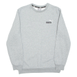 PUMA Mens Sweatshirt Grey S Online now