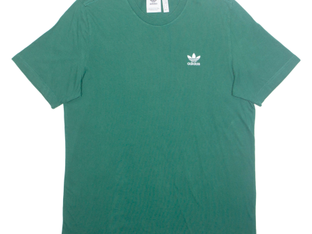 ADIDAS Mens T-Shirt Green M Cheap