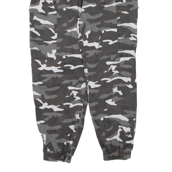 Camo Womens Trousers Grey Regular Tapered W30 L28 For Discount