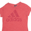 ADIDAS Womens T-Shirt Red Crew Neck M Sale