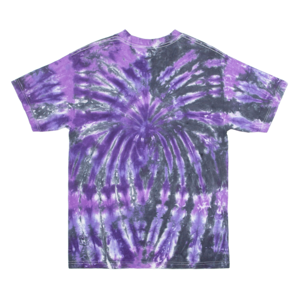 ALSTYLE Mens Tie Dye T-Shirt Purple Crew Neck M Online now