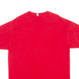 ALSTYLE Mens T-Shirt Red Crew Neck XL For Discount