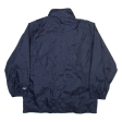 REEBOK Mens Windbreaker Jacket Blue Nylon Hooded M For Cheap