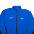 REEBOK Mens Track Jacket Blue Colourblock M For Sale