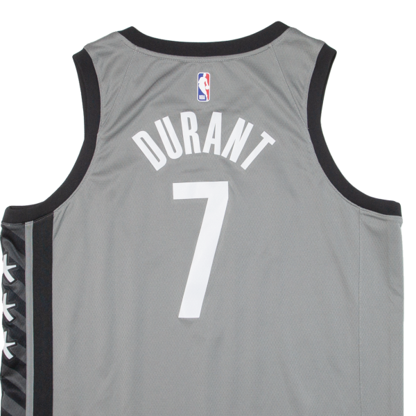 AIR JORDAN Brooklyn Nets Mens Jersey Grey Sleeveless USA V-Neck XL on Sale