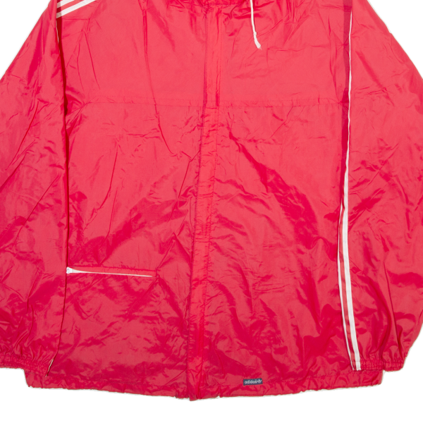 ADIDAS Mens Jacket Red Hooded L Discount