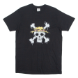 B&C Skull And Bones Mens T-Shirt Black Crew Neck M For Discount