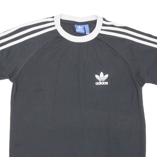 ADIDAS Womens T-Shirt Black Crew Neck M Online now