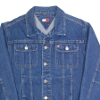 TOMMY HILFIGER Girls Denim Jacket Blue L Online Sale