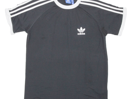 ADIDAS Womens T-Shirt Black Crew Neck M Online now